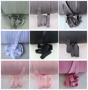 Cinta elástica plegable barata de color liso de fábrica - Product Image 4