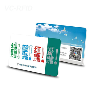 カラーカスタマイズ印刷PVCカスタムQRコードチップNFCソーシャルメディア名刺インテリジェントGoogleコメントカード - Product Image 1