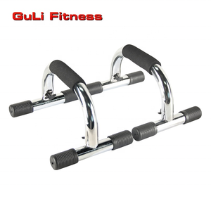 Guli Fitness Chrome <strong>Push</strong> <strong>up</strong> <strong>Bars</strong> Dip Station Stand Parallel <strong>Bars</strong> <strong>Perfect</strong> for Home and Garage Gym Exercise Equipment - Product Image 2