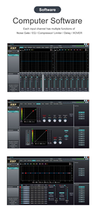 Sistema de Sonido Profesional 2 entradas 4 salidas procesamiento de audio Procesador de señal digital etapas para eventos - Product Image 4
