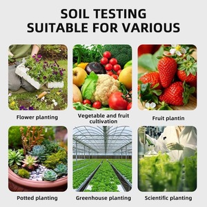 Mới đến 6 trong 1 mét thông minh độ ẩm/Ph/khả năng sinh sản/Lux/độ ẩm/Temp đất mét - Product Image 5
