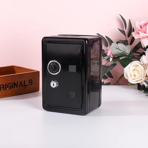 High Security Metal Mini Kid <strong>Coin</strong> Bank Money Safe Cash Safe <strong>Box</strong> with Lock - Product Image 4