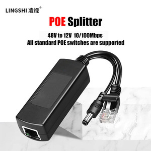 100Mbps 12vDc <strong>Output</strong> Active Ieee802.3 Af/at Poe Splitter Power Supply <strong>Module</strong> Poe 48v to 12v for Camera Wireless Ap - Product Image 3
