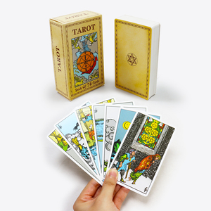 Manufacture Europe Classics <strong>Prophet</strong> Tarot Cards with Guide Book Printed Fortune Telling Game for Beginner 78 Tarot Cards Deck - Product Image 1