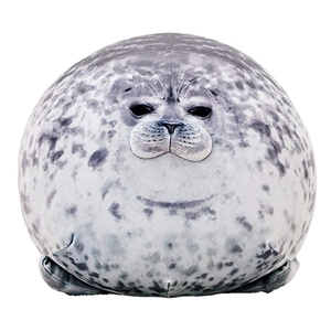 Bantal Laut Lucu Bantal Mainan Hewan Montok Bobby Seal Mainan Boneka Bantal Nyaman Bantal Lembut Bantalan Punggung - Product Image 1