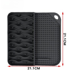 Tapis d'alimentation lente 2 en 1 - gris