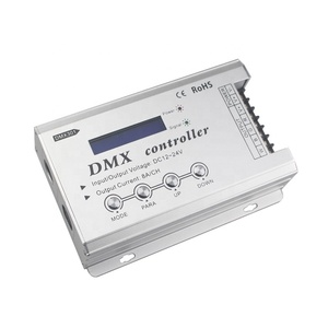 Controlador de bajo voltaje DC12 24V con pantalla digital LCD Controlador LED DMX