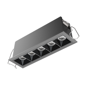 ETL 5セル15W1200lm5CCT選択されたライン埋め込み式LED気密建築用IC定格偏光埋め込み式LED照明 - Product Image 1