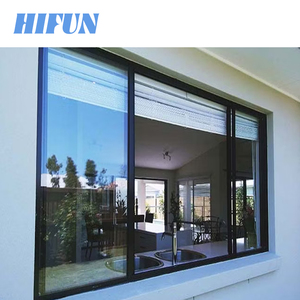 NFRC AS2047 Marco de ventana de aluminio personalizado Ventanas de aislamiento térmico insonorizadas deslizantes de vidrio de doble acristalamiento de aluminio - Product Image 6