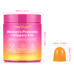 OneBtaniclプロバイオティクスサプリメントは、膣の健康のために膣の植物相がPhバランスを維持することをサポートします - Product Image 6