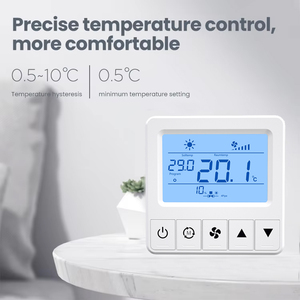Comfurter 24 В 0-10 В EC вентилятор отеля hvac fcu RS485 modbus умный дом цифровой термостат с подогревом контроллер температуры программируемый - Product Image 3