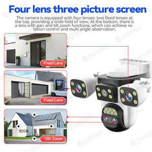 12MP Wifi <strong>Security</strong> Camera <strong>Motion</strong> <strong>Detection</strong> 10X Zoom 4 Lens Wifi 6 Wireless Outdoor PTZ CCTV Home <strong>Security</strong> <strong>System</strong> Camera - Product Image 3