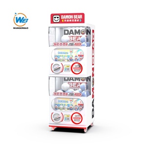 Gacha Kapsel Spielzeug automat Quelle Hersteller-WANGER BAO Doppel deck Gashapon Maschine mit Bill/QR Code Acceptor Gachapon