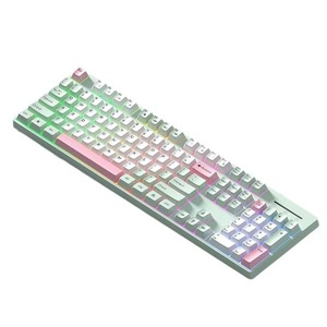 Dropship teclado de escritura de buena sensación inalámbrico de varios colores para computadora y juego con palabras árabes rusas - Product Image 1