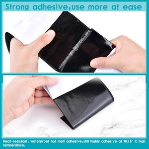 Cinta de sujeción de ganchos y bucles autoadhesivos, adhesivo de nailon con cinta elástica con resistencia al calor para uso de bridas - Product Image 6