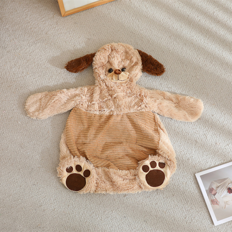 Light brown dog leather shell