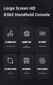 R36S Portable Handheld <strong>Game</strong> Console 3.5-inch IPS Screen 640*480 Resolution 3500mah Battery 16000+ Open Source Retro <strong>Games</strong> - Product Image 5