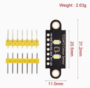 TCS34725 <strong>Color</strong> recognition <strong>sensor</strong> Bright light <strong>sensor</strong> module RGB IIC