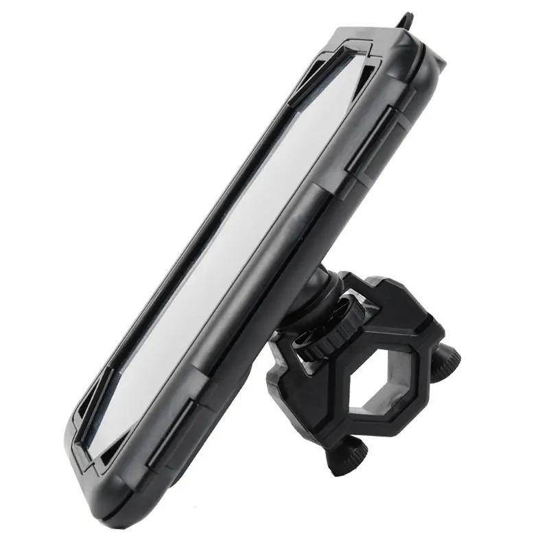 Saco de bicicleta Suporte do telefone Mountain Bike ABS + PC IPX6 Saco impermeável Touchscreen Celular Stand impermeável Smart Mobile