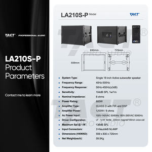 Hot bán Hoạt động kép 10 inch dòng mảng hệ thống tự Powered với DSP chuyên nghiệp trong nhà và ngoài trời dòng mảng hệ thống - Product Image 4
