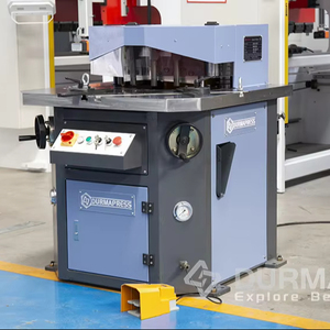 Máquina de muescas en ángulo de esquina de metal de venta de fábrica/cortador de ángulo ajustable hidráulico/Precio de muescas de esquina - Product Image 1