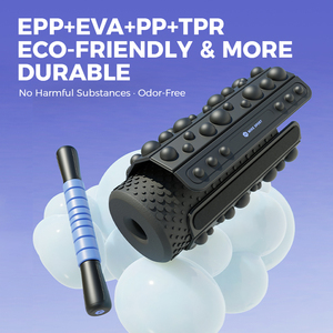 Tập thể dục bán buôn thiết kế mới mật độ cao xách tay 3-in-1 Massage cơ bắp trị liệu Yoga bọt con lăn - Product Image 2