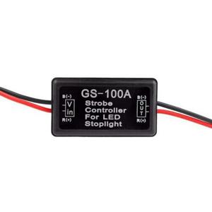 LED Brake <strong>Light</strong> Tail Stop <strong>Light</strong> 12-30V Flash Strobe Controller LED Flasher Module <strong>GS</strong>-100A - Product Image 1