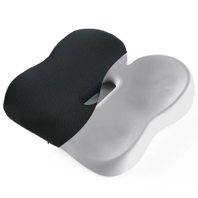 Cuscino ergonomico del sedile del cuscino del Gel del cuscino del coccige della schiuma di memoria all'ingrosso per la sedia dell'ufficio