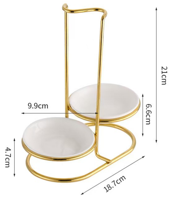 Gold Holder-Two Round