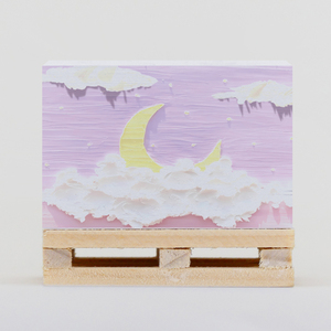 Bloc de notas autoadhesivo pequeño personalizado, Cubo de notas adhesivas, bloques de bloc de notas de madera promocionales de negocios con bloc de papel de paleta - Product Image 3