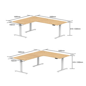 Mesas de tres patas ascendentes ergonómicas eléctricas, altura ajustable para sentarse a estar de pie, marco de escritorio de ordenador de pie - Product Image 4