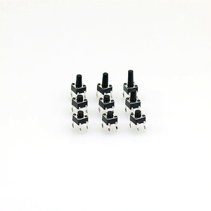 Sıcak satış Tact anahtarı 4.5x4.5x7H siyah Botton 4p Push Button anahtarları inceliğini mikro anahtarı - Product Image 5