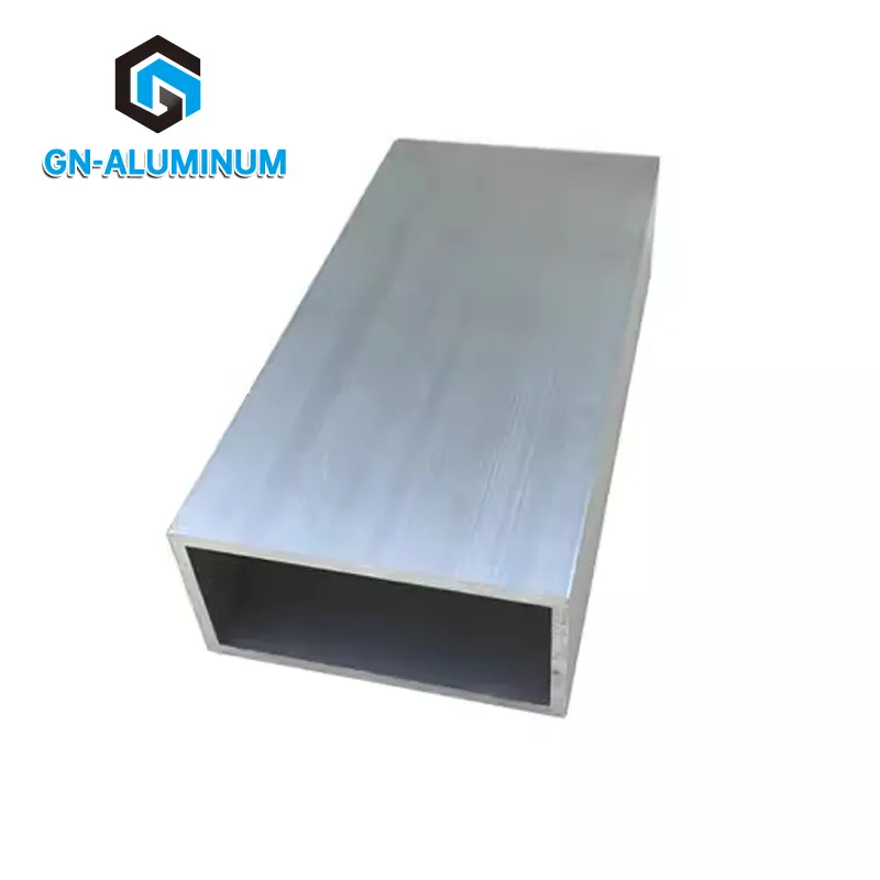 High Quality Square Aluminium Extruded Profile Pipe Rectangular Aluminium Tube Pipe