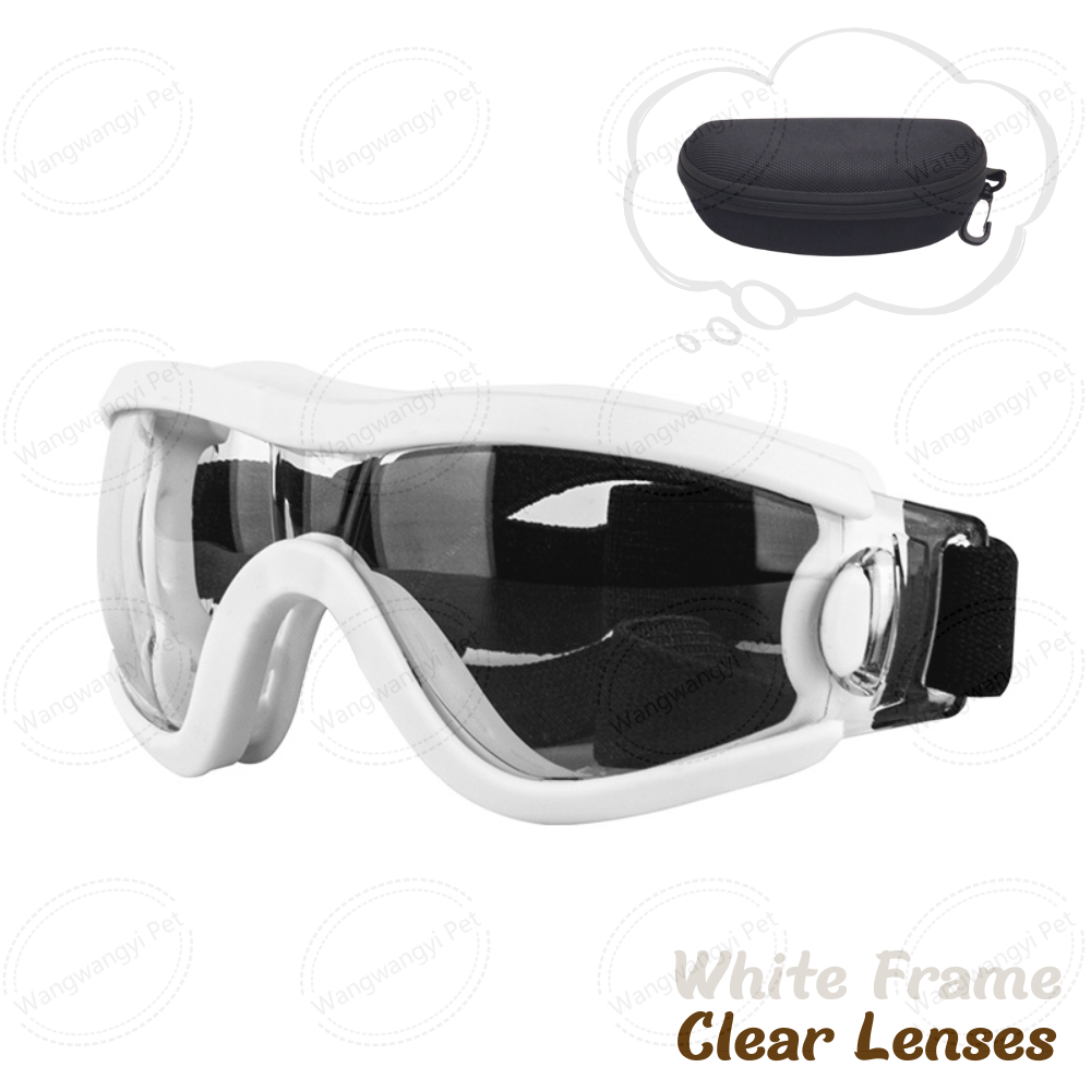 Cadre blanc + Lentilles transparentes