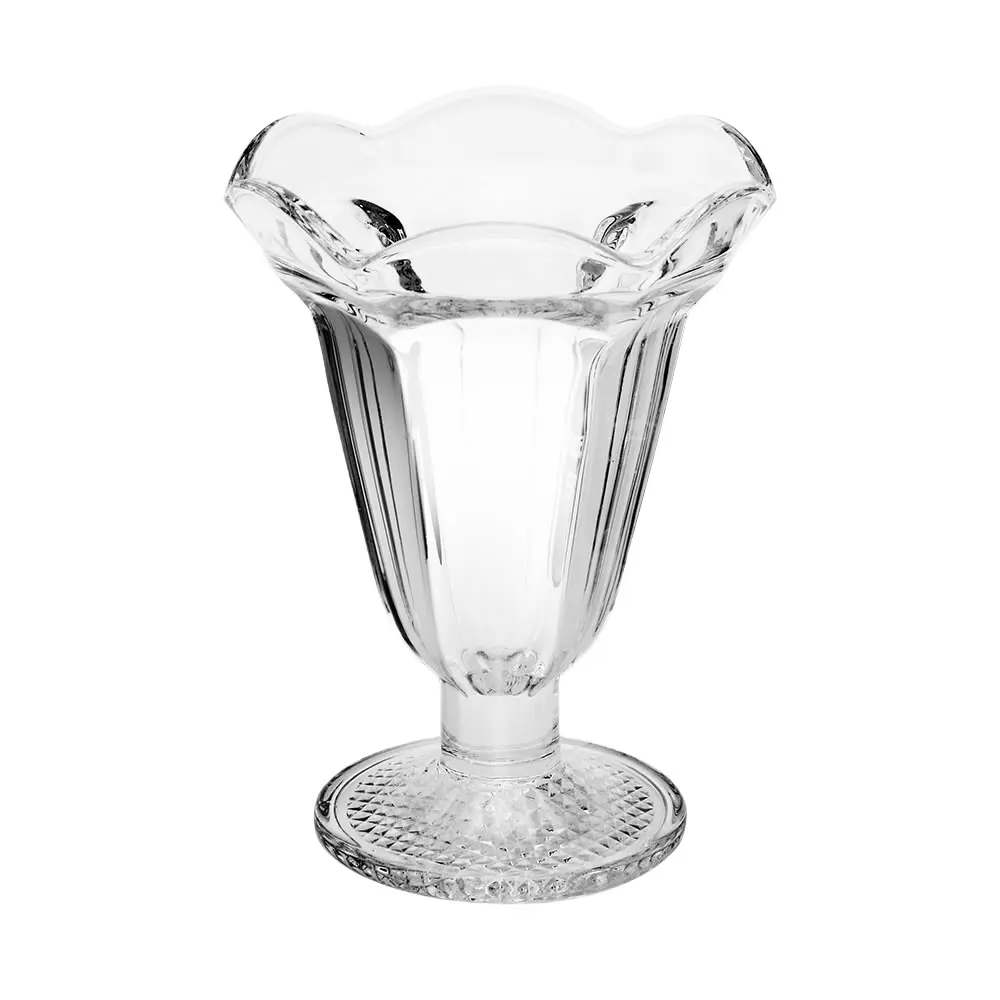 Ideias de produto novo vidro tulipa sorvete copo de vidro