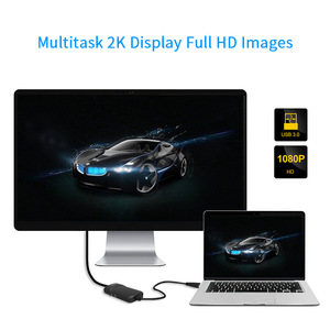 USB 3,0 UGA a DVI VGA Multi Display Monitor externo Convertidor Conector Adaptador gráfico - Product Image 4