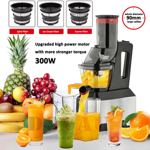 Home Automatic Large Caliber Stainless Steel Juicer Multi-Function <strong>Juice</strong> Separator Electric Slow Juicer Freshly Squeezed <strong>Juice</strong> - Product Image 4