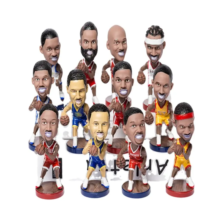 Dihua-figura de acción personalizada del jugador de baloncesto Kobe, figuras de PVC 3D de la NBA para Series coleccionables