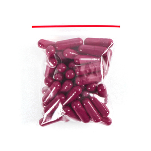 Vegetarische Kapseln-Schale Größe 00 0 1 2 3 dunkelrote leere HPMC-Kapseln - Product Image 4