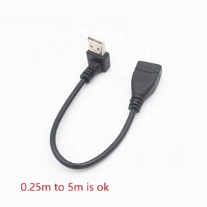 Şarj ve veri aktarımı için 0.5m sağ sol yukarı aşağı açı usb2 0 aktif uzatma kablosu - Product Image 4