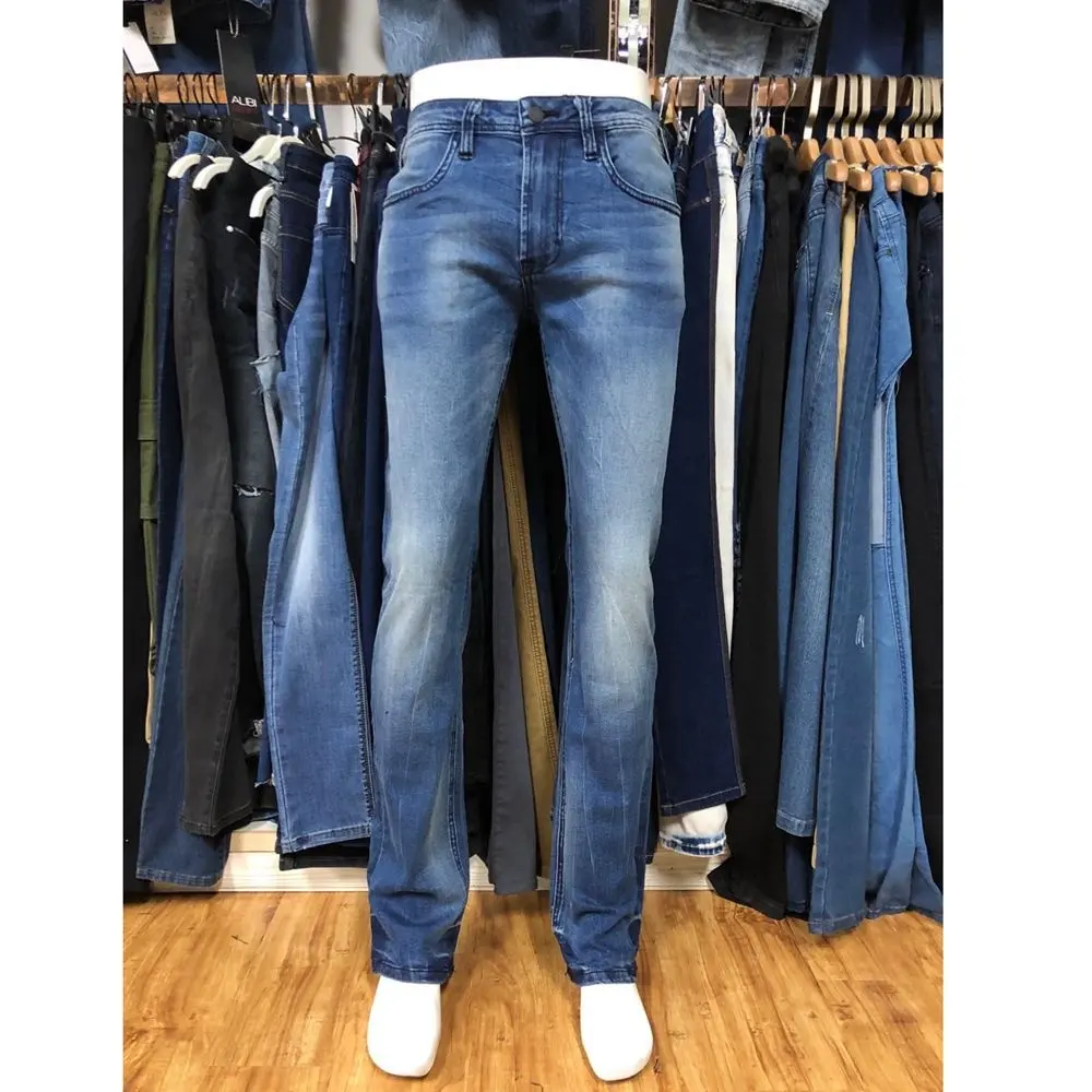 GZY di liquidazione in azione la grande quantità prezzo poco costoso di buona qualità degli uomini dei jeans commercio all'ingrosso della cina