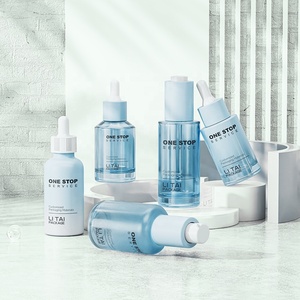 Lüks 15ml 20ml 30ml 50ml 1oz 100ml özel cam kozmetik Serum saç uçucu yağ damlalık şişesi hediye kutusu ile - Product Image 4