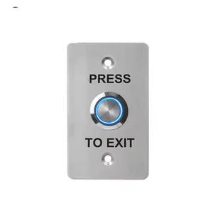Pulsante impermeabile dell'uscita di spinta dell'acciaio inossidabile con LED per il sistema di controllo di accesso della porta RFID - Product Image 2