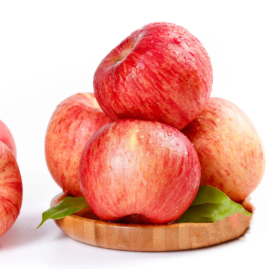 แอปเปิ้ลฟูจิออร์แกนิกสีแดงสดผลิตจากประเทศจีน