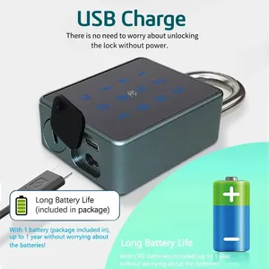 Tuya TTLOCK Cadeado Anti-Roubo Inteligente À Prova D' Água para Bluetooth RFID IC Card APP Controlado Liga de Zinco Fechadura Eletrônica para