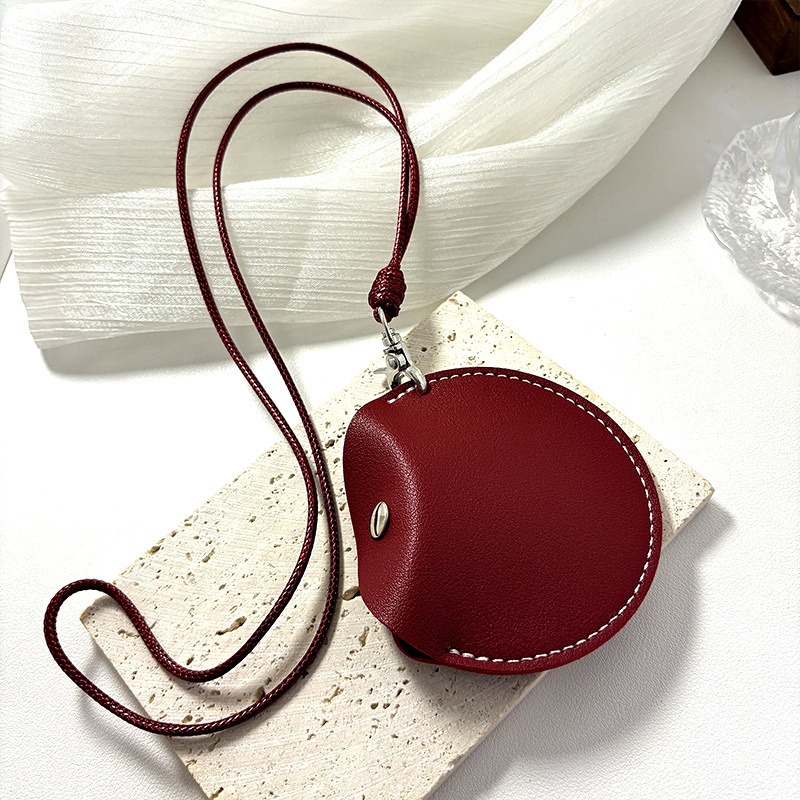 Sac rouge d'écouteur de vin