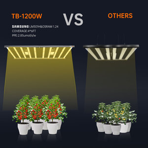 Kısılabilir 6 bar 1200W Lm301h Evo tam spektrum opsiyonel hidroponik bitki enerji tasarrufu dikey çiftlik kapalı çiftlik Led ışık büyümek