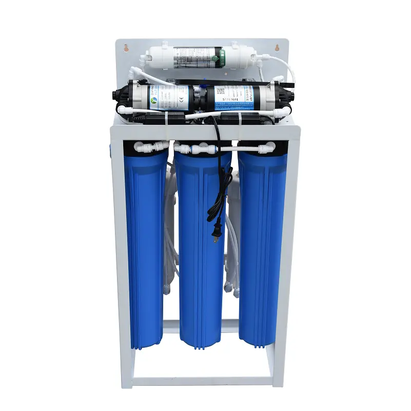 800GPD Commerciële Drinkwater Behandeling Ro Systeem Plant Zuivering