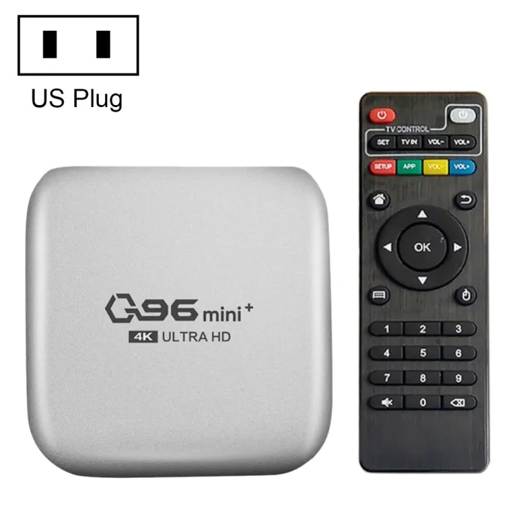 Sıcak seçtikleri Q96 Mini + HD 1080P Android TV kutusu ağ Set-Top box tv kutusu