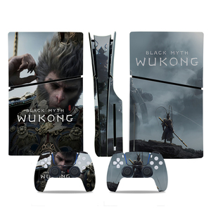 PS5 Slim Wukong Skin Sticker Full Set Console <strong>Controllers</strong> Disc Digital Version <strong>Custom</strong> Protective Vinyl Decal Cover Skin Wrap Set - Product Image 4